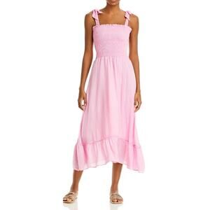 NWT Peixoto's sleeveless Eddie midi-dress Pink Sz L